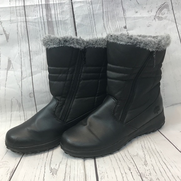 winter rain boots with fur